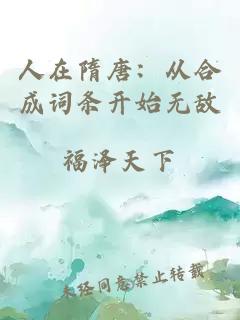 人在隋唐：从合成词条开始无敌