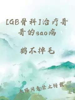 [GB骨科]治疗哥哥的sao病