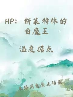 HP：斯莱特林的白魔王