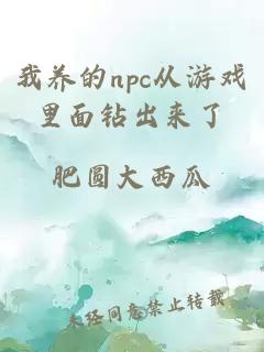 我养的npc从游戏里面钻出来了