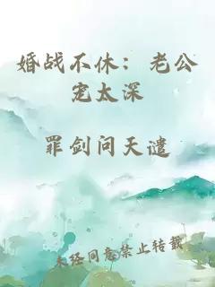 婚战不休：老公宠太深