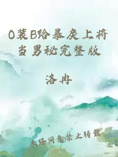 O装B给暴戾上将当男秘完整版