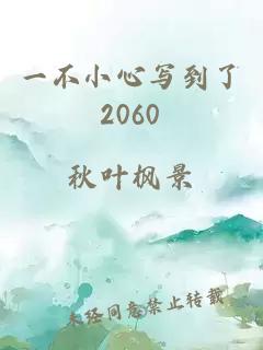 一不小心写到了2060